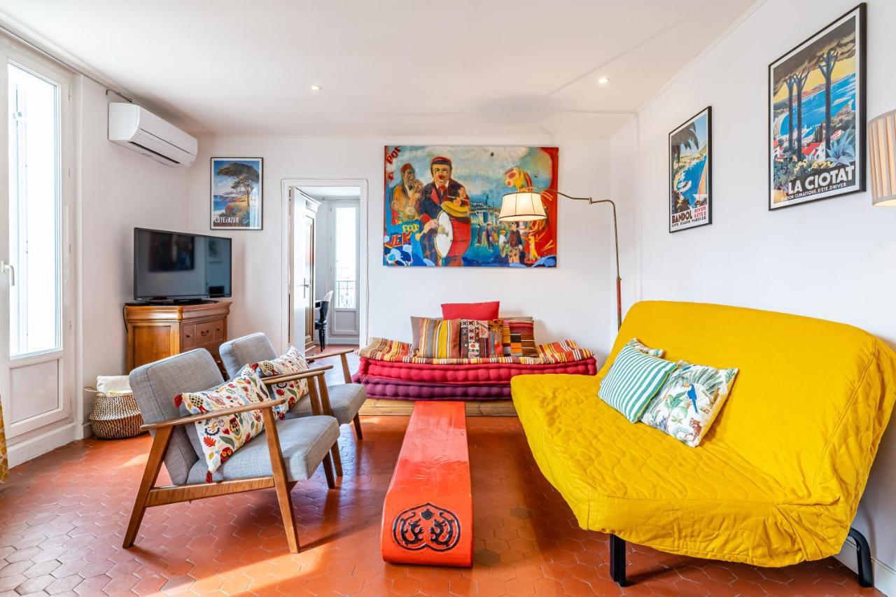 Apartament Balcon Filant, Vue 180, Store, Netflix, Clim ,Ascenseur, T2, Acces Avec Code Marsylia Zewnętrze zdjęcie